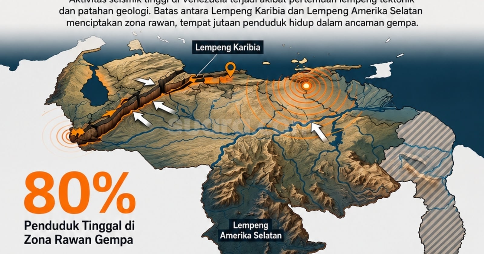 50 Ribu Orang Masih Hilang Usai Gempa Guncang Venezuela