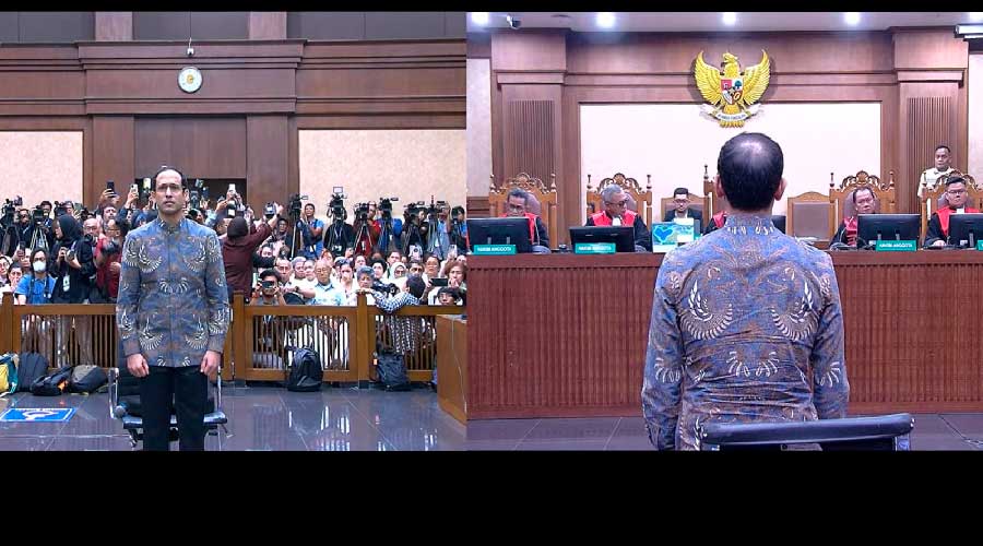 Hakim vonis Nadiem Makarim 10 tahun penjara
