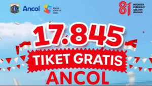 Ancol Gratiskan Tiket Masuk pada 17 Agustus 2026