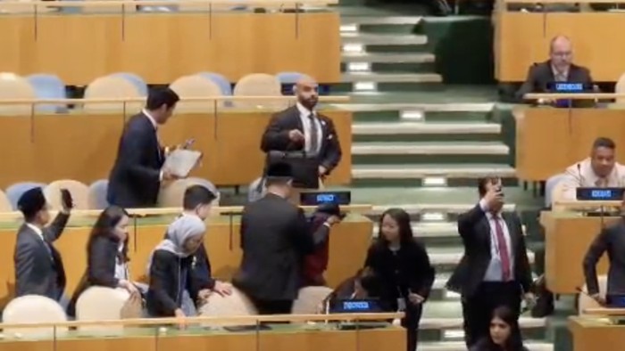 Delegasi Indonesia Kompak Walk Out Saat Netanyahu Naik Podium PBB